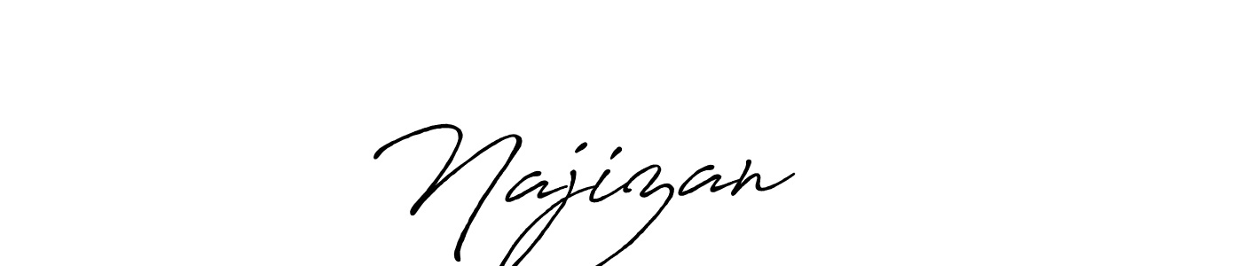 Also You can easily find your signature by using the search form. We will create Najizan ❤️ name handwritten signature images for you free of cost using Antro_Vectra_Bolder sign style. Najizan ❤️ signature style 7 images and pictures png