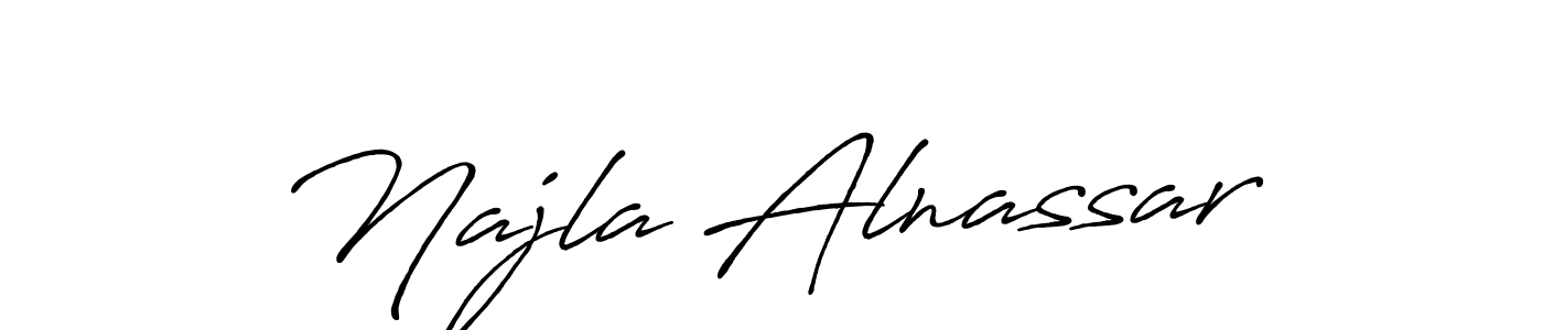 It looks lik you need a new signature style for name Najla Alnassar. Design unique handwritten (Antro_Vectra_Bolder) signature with our free signature maker in just a few clicks. Najla Alnassar signature style 7 images and pictures png