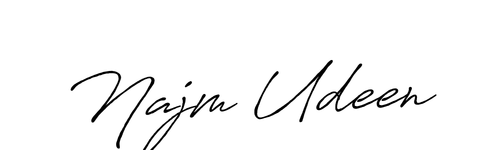 It looks lik you need a new signature style for name Najm Udeen. Design unique handwritten (Antro_Vectra_Bolder) signature with our free signature maker in just a few clicks. Najm Udeen signature style 7 images and pictures png