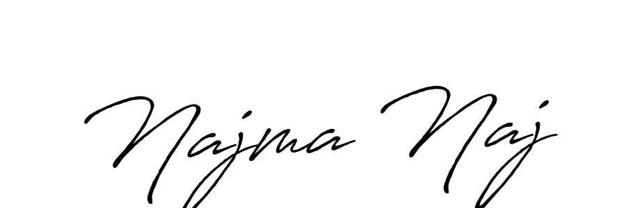 Make a short Najma Naj signature style. Manage your documents anywhere anytime using Antro_Vectra_Bolder. Create and add eSignatures, submit forms, share and send files easily. Najma Naj signature style 7 images and pictures png