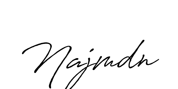 You should practise on your own different ways (Antro_Vectra_Bolder) to write your name (Najmdn) in signature. don't let someone else do it for you. Najmdn signature style 7 images and pictures png