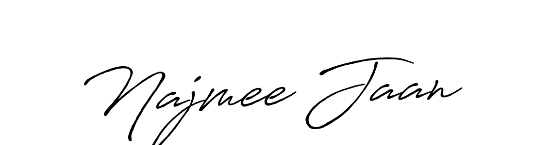 Make a short Najmee Jaan signature style. Manage your documents anywhere anytime using Antro_Vectra_Bolder. Create and add eSignatures, submit forms, share and send files easily. Najmee Jaan signature style 7 images and pictures png
