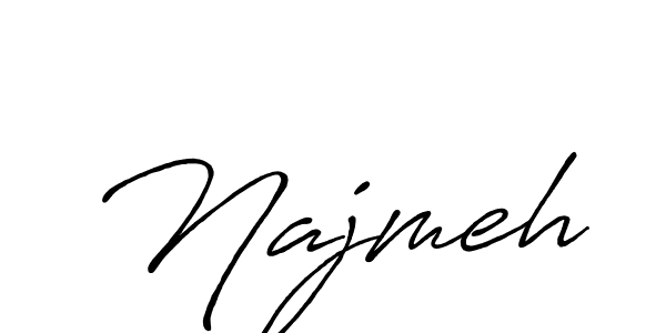 Best and Professional Signature Style for Najmeh. Antro_Vectra_Bolder Best Signature Style Collection. Najmeh signature style 7 images and pictures png