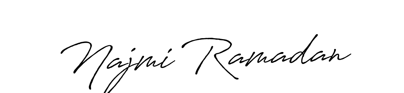 This is the best signature style for the Najmi Ramadan name. Also you like these signature font (Antro_Vectra_Bolder). Mix name signature. Najmi Ramadan signature style 7 images and pictures png