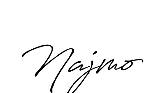 Make a beautiful signature design for name Najmo. With this signature (Antro_Vectra_Bolder) style, you can create a handwritten signature for free. Najmo signature style 7 images and pictures png