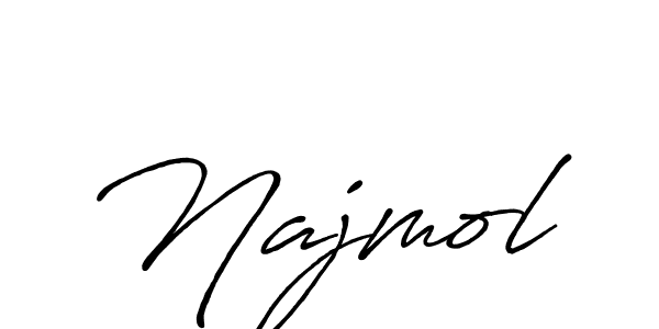 The best way (Antro_Vectra_Bolder) to make a short signature is to pick only two or three words in your name. The name Najmol include a total of six letters. For converting this name. Najmol signature style 7 images and pictures png