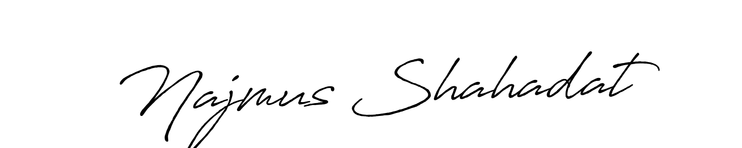 How to Draw Najmus Shahadat signature style? Antro_Vectra_Bolder is a latest design signature styles for name Najmus Shahadat. Najmus Shahadat signature style 7 images and pictures png
