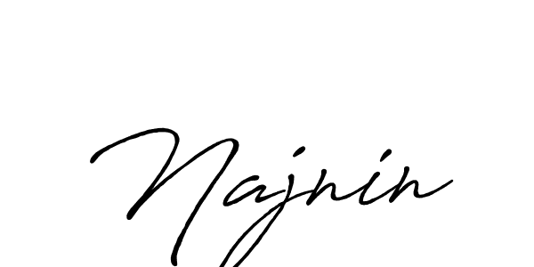 Once you've used our free online signature maker to create your best signature Antro_Vectra_Bolder style, it's time to enjoy all of the benefits that Najnin name signing documents. Najnin signature style 7 images and pictures png