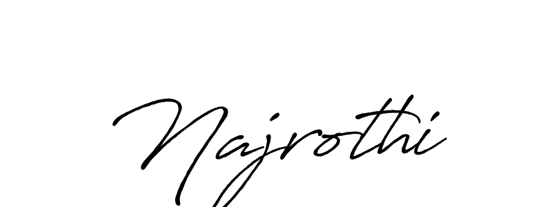 The best way (Antro_Vectra_Bolder) to make a short signature is to pick only two or three words in your name. The name Najrothi include a total of six letters. For converting this name. Najrothi signature style 7 images and pictures png