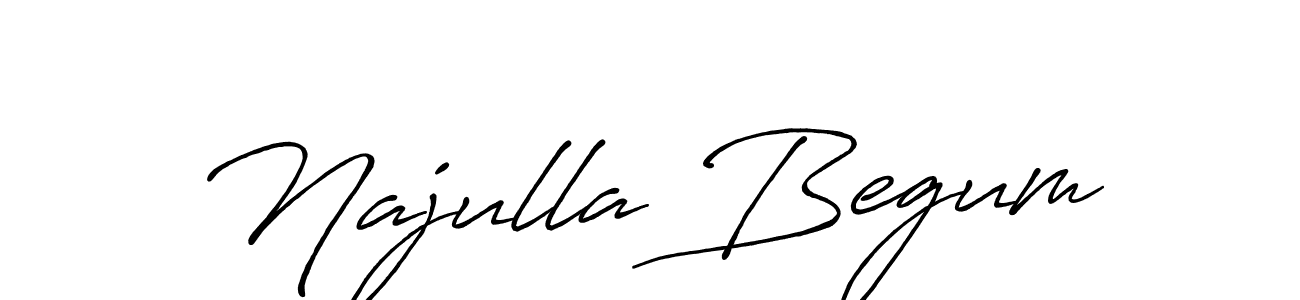 Make a beautiful signature design for name Najulla Begum. Use this online signature maker to create a handwritten signature for free. Najulla Begum signature style 7 images and pictures png