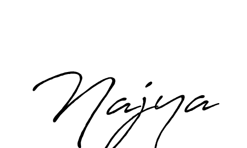 Best and Professional Signature Style for Najya. Antro_Vectra_Bolder Best Signature Style Collection. Najya signature style 7 images and pictures png