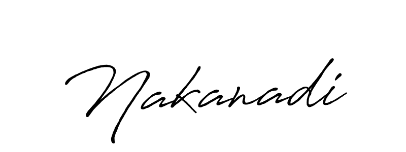 It looks lik you need a new signature style for name Nakanadi. Design unique handwritten (Antro_Vectra_Bolder) signature with our free signature maker in just a few clicks. Nakanadi signature style 7 images and pictures png