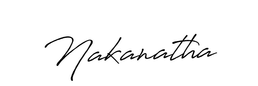 Design your own signature with our free online signature maker. With this signature software, you can create a handwritten (Antro_Vectra_Bolder) signature for name Nakanatha. Nakanatha signature style 7 images and pictures png