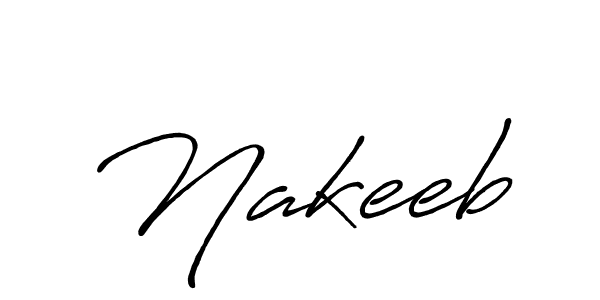 Also You can easily find your signature by using the search form. We will create Nakeeb name handwritten signature images for you free of cost using Antro_Vectra_Bolder sign style. Nakeeb signature style 7 images and pictures png