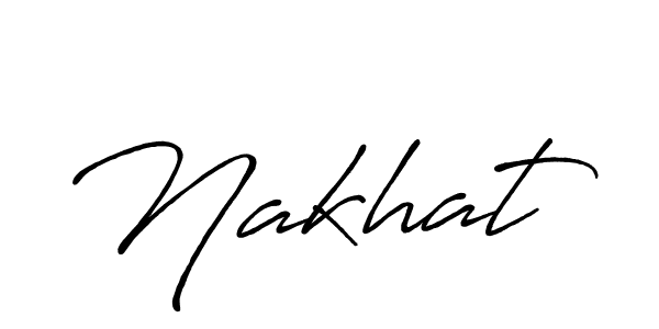 Also You can easily find your signature by using the search form. We will create Nakhat name handwritten signature images for you free of cost using Antro_Vectra_Bolder sign style. Nakhat signature style 7 images and pictures png