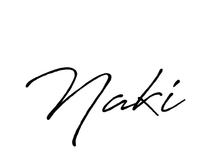 It looks lik you need a new signature style for name Naki. Design unique handwritten (Antro_Vectra_Bolder) signature with our free signature maker in just a few clicks. Naki signature style 7 images and pictures png