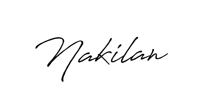 Make a short Nakilan signature style. Manage your documents anywhere anytime using Antro_Vectra_Bolder. Create and add eSignatures, submit forms, share and send files easily. Nakilan signature style 7 images and pictures png