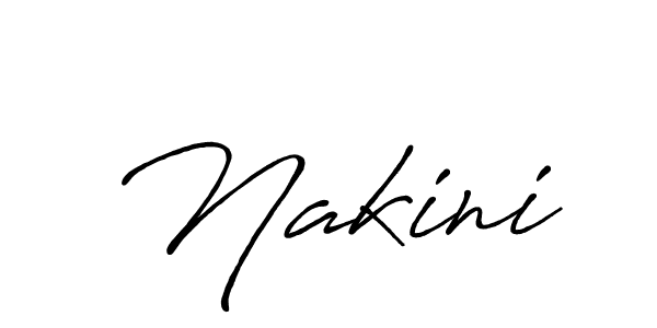 You should practise on your own different ways (Antro_Vectra_Bolder) to write your name (Nakini) in signature. don't let someone else do it for you. Nakini signature style 7 images and pictures png