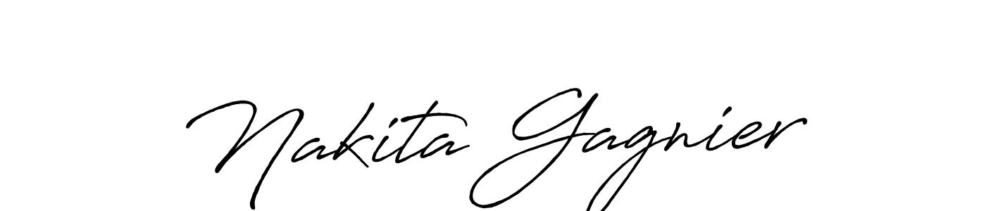 How to make Nakita Gagnier signature? Antro_Vectra_Bolder is a professional autograph style. Create handwritten signature for Nakita Gagnier name. Nakita Gagnier signature style 7 images and pictures png