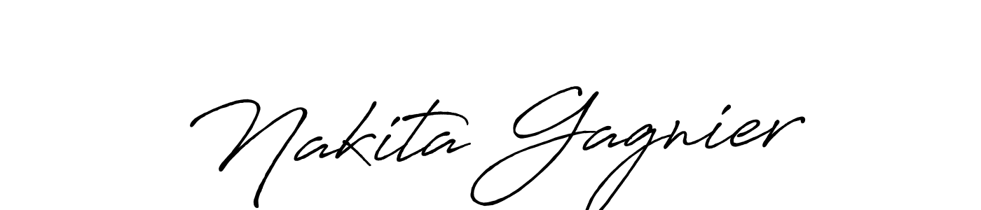 This is the best signature style for the Nakita Gagnier name. Also you like these signature font (Antro_Vectra_Bolder). Mix name signature. Nakita Gagnier signature style 7 images and pictures png