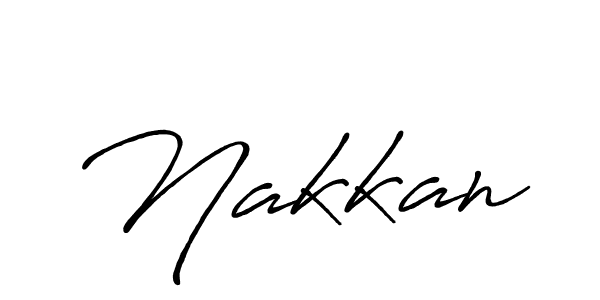 Also we have Nakkan name is the best signature style. Create professional handwritten signature collection using Antro_Vectra_Bolder autograph style. Nakkan signature style 7 images and pictures png