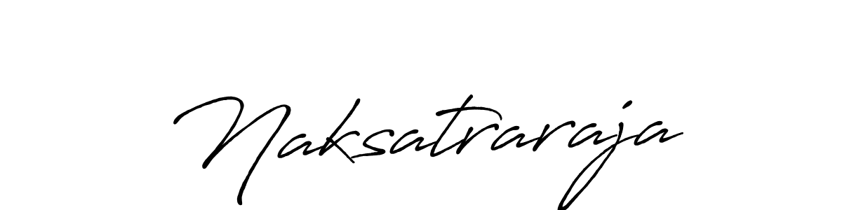 Make a beautiful signature design for name Naksatraraja. With this signature (Antro_Vectra_Bolder) style, you can create a handwritten signature for free. Naksatraraja signature style 7 images and pictures png