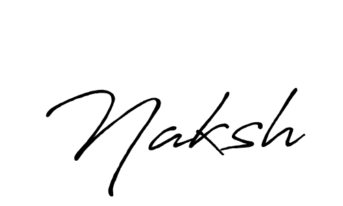 if you are searching for the best signature style for your name Naksh. so please give up your signature search. here we have designed multiple signature styles  using Antro_Vectra_Bolder. Naksh signature style 7 images and pictures png