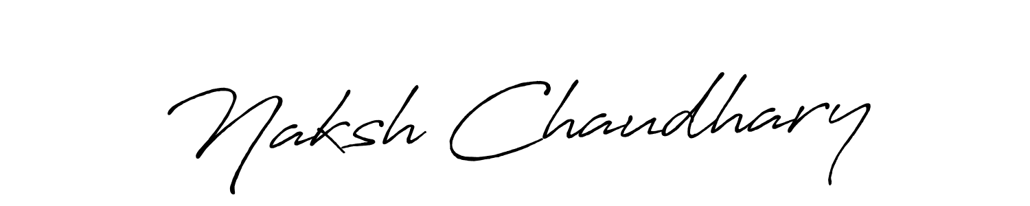 if you are searching for the best signature style for your name Naksh Chaudhary. so please give up your signature search. here we have designed multiple signature styles  using Antro_Vectra_Bolder. Naksh Chaudhary signature style 7 images and pictures png