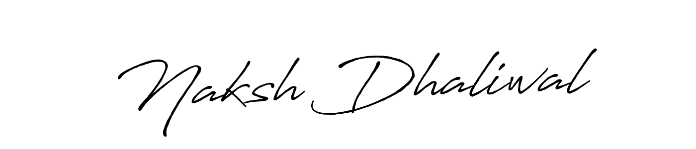 Naksh Dhaliwal stylish signature style. Best Handwritten Sign (Antro_Vectra_Bolder) for my name. Handwritten Signature Collection Ideas for my name Naksh Dhaliwal. Naksh Dhaliwal signature style 7 images and pictures png