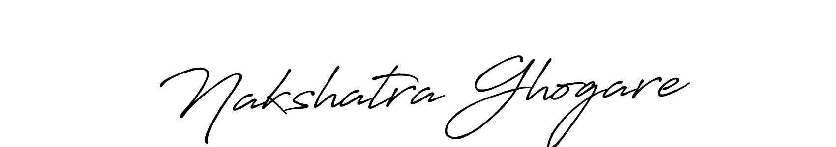 Design your own signature with our free online signature maker. With this signature software, you can create a handwritten (Antro_Vectra_Bolder) signature for name Nakshatra Ghogare. Nakshatra Ghogare signature style 7 images and pictures png