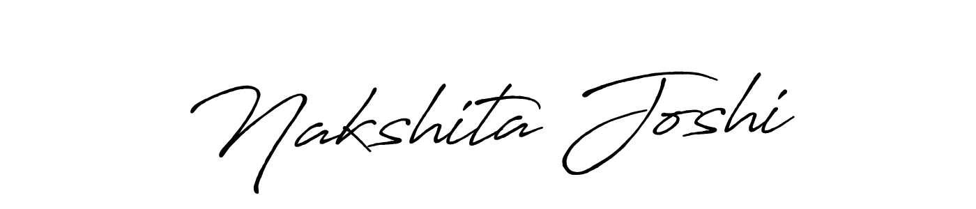 Also You can easily find your signature by using the search form. We will create Nakshita Joshi name handwritten signature images for you free of cost using Antro_Vectra_Bolder sign style. Nakshita Joshi signature style 7 images and pictures png