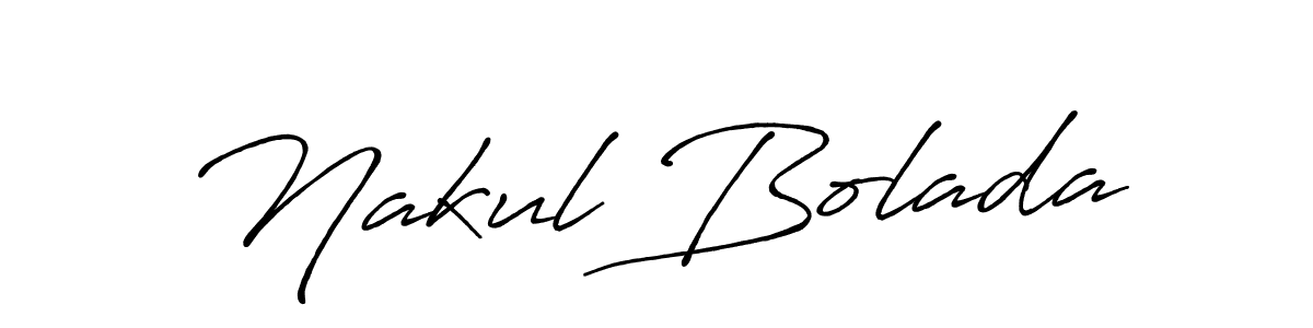 Once you've used our free online signature maker to create your best signature Antro_Vectra_Bolder style, it's time to enjoy all of the benefits that Nakul Bolada name signing documents. Nakul Bolada signature style 7 images and pictures png