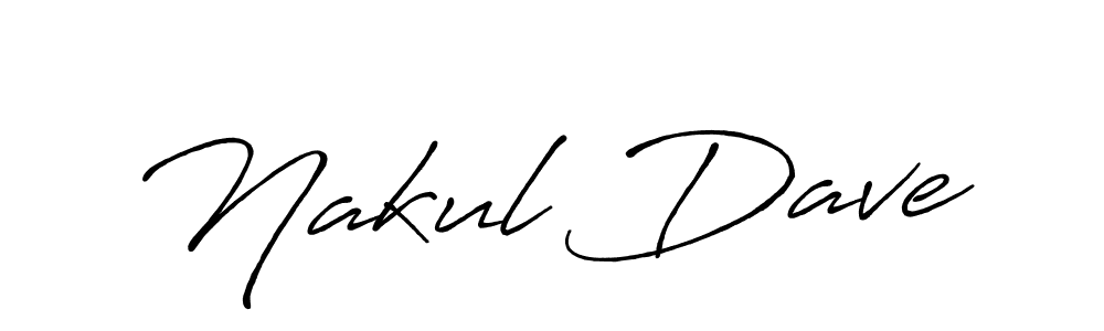 Make a beautiful signature design for name Nakul Dave. Use this online signature maker to create a handwritten signature for free. Nakul Dave signature style 7 images and pictures png