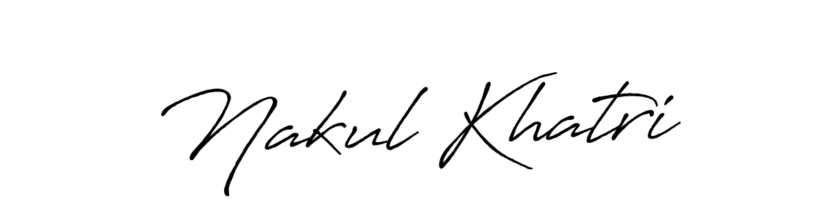 Make a short Nakul Khatri signature style. Manage your documents anywhere anytime using Antro_Vectra_Bolder. Create and add eSignatures, submit forms, share and send files easily. Nakul Khatri signature style 7 images and pictures png