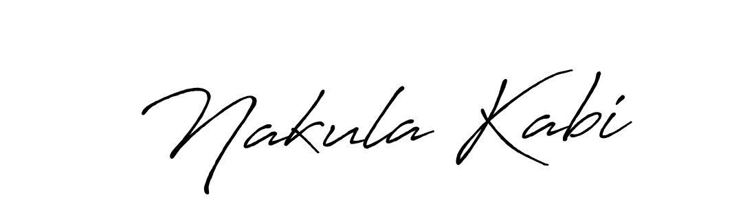 Nakula Kabi stylish signature style. Best Handwritten Sign (Antro_Vectra_Bolder) for my name. Handwritten Signature Collection Ideas for my name Nakula Kabi. Nakula Kabi signature style 7 images and pictures png