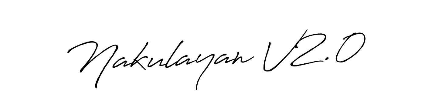 You should practise on your own different ways (Antro_Vectra_Bolder) to write your name (Nakulayan V2.0) in signature. don't let someone else do it for you. Nakulayan V2.0 signature style 7 images and pictures png