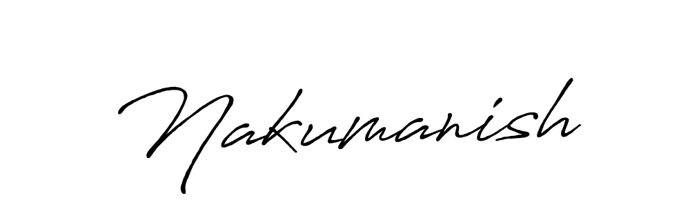 Also You can easily find your signature by using the search form. We will create Nakumanish name handwritten signature images for you free of cost using Antro_Vectra_Bolder sign style. Nakumanish signature style 7 images and pictures png