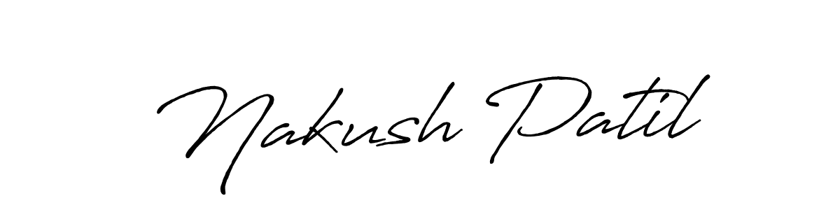 Similarly Antro_Vectra_Bolder is the best handwritten signature design. Signature creator online .You can use it as an online autograph creator for name Nakush Patil. Nakush Patil signature style 7 images and pictures png