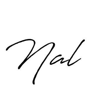 Also You can easily find your signature by using the search form. We will create Nal name handwritten signature images for you free of cost using Antro_Vectra_Bolder sign style. Nal signature style 7 images and pictures png