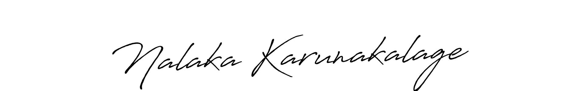 It looks lik you need a new signature style for name Nalaka Karunakalage. Design unique handwritten (Antro_Vectra_Bolder) signature with our free signature maker in just a few clicks. Nalaka Karunakalage signature style 7 images and pictures png