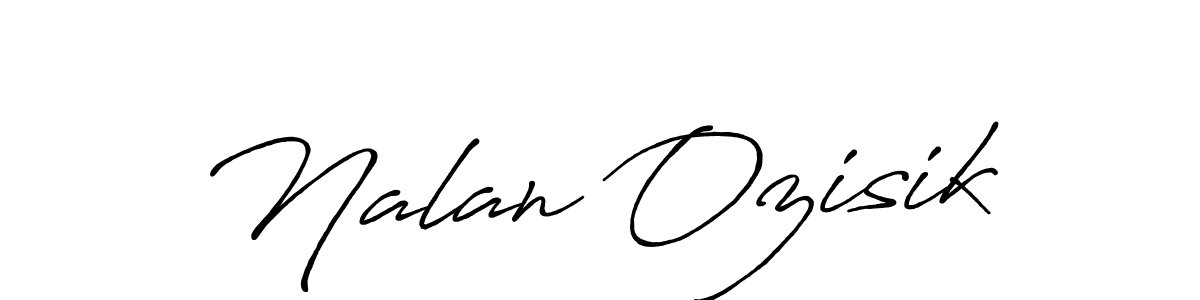 Use a signature maker to create a handwritten signature online. With this signature software, you can design (Antro_Vectra_Bolder) your own signature for name Nalan Ozisik. Nalan Ozisik signature style 7 images and pictures png