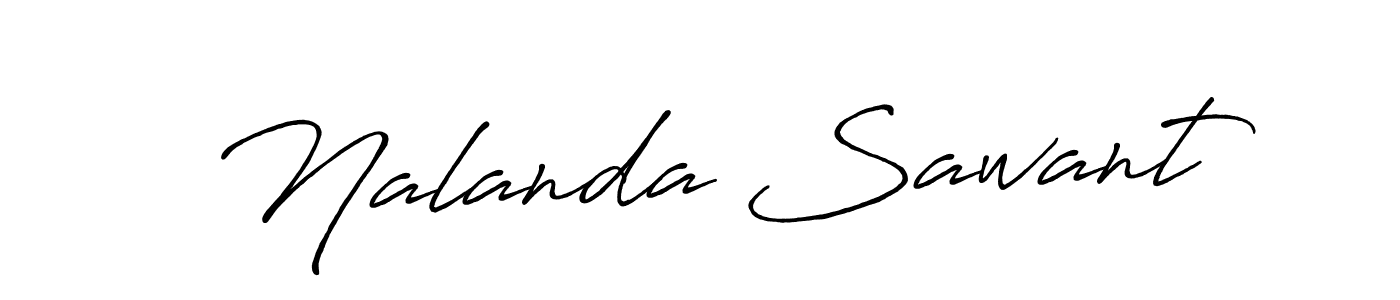 Here are the top 10 professional signature styles for the name Nalanda Sawant. These are the best autograph styles you can use for your name. Nalanda Sawant signature style 7 images and pictures png