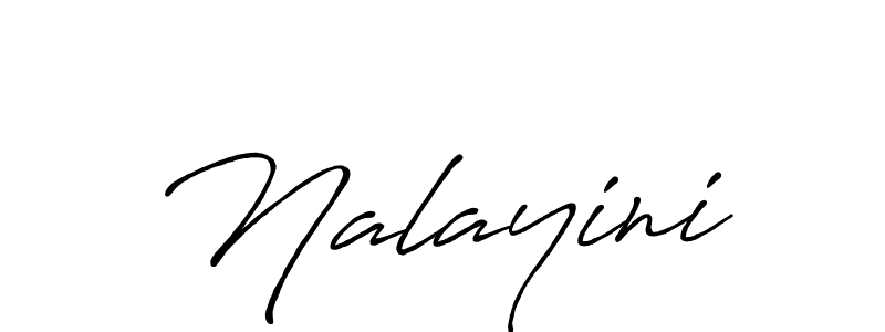 Make a beautiful signature design for name Nalayini. With this signature (Antro_Vectra_Bolder) style, you can create a handwritten signature for free. Nalayini signature style 7 images and pictures png