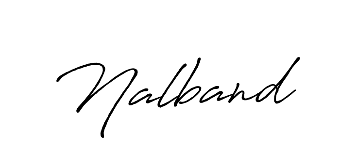 Create a beautiful signature design for name Nalband. With this signature (Antro_Vectra_Bolder) fonts, you can make a handwritten signature for free. Nalband signature style 7 images and pictures png