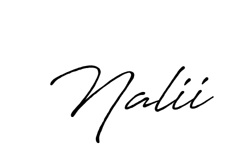 Antro_Vectra_Bolder is a professional signature style that is perfect for those who want to add a touch of class to their signature. It is also a great choice for those who want to make their signature more unique. Get Nalii name to fancy signature for free. Nalii signature style 7 images and pictures png