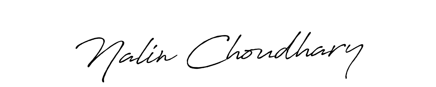 The best way (Antro_Vectra_Bolder) to make a short signature is to pick only two or three words in your name. The name Nalin Choudhary include a total of six letters. For converting this name. Nalin Choudhary signature style 7 images and pictures png