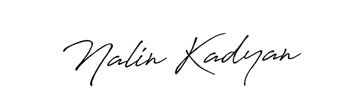 Also we have Nalin Kadyan name is the best signature style. Create professional handwritten signature collection using Antro_Vectra_Bolder autograph style. Nalin Kadyan signature style 7 images and pictures png