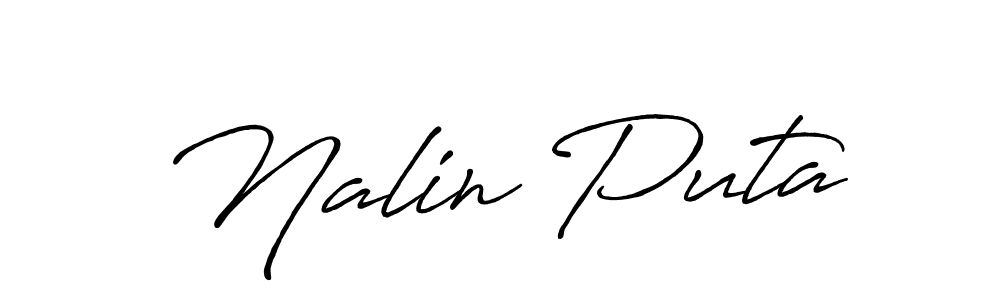 You should practise on your own different ways (Antro_Vectra_Bolder) to write your name (Nalin Puta) in signature. don't let someone else do it for you. Nalin Puta signature style 7 images and pictures png