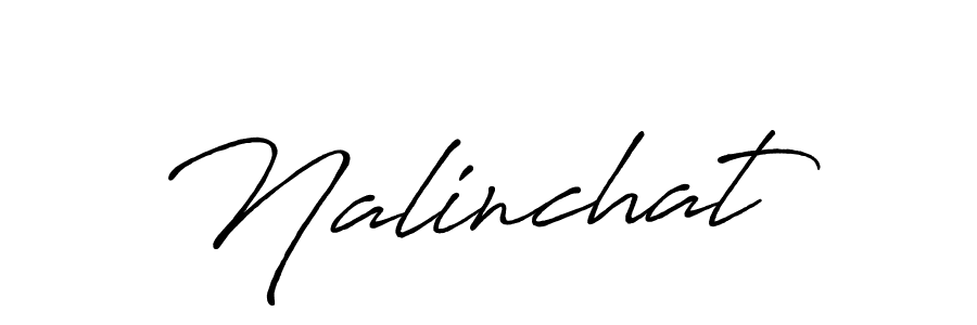 Create a beautiful signature design for name Nalinchat. With this signature (Antro_Vectra_Bolder) fonts, you can make a handwritten signature for free. Nalinchat signature style 7 images and pictures png