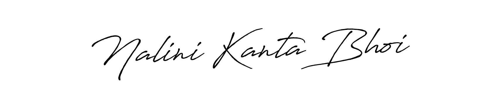 Make a beautiful signature design for name Nalini Kanta Bhoi. With this signature (Antro_Vectra_Bolder) style, you can create a handwritten signature for free. Nalini Kanta Bhoi signature style 7 images and pictures png